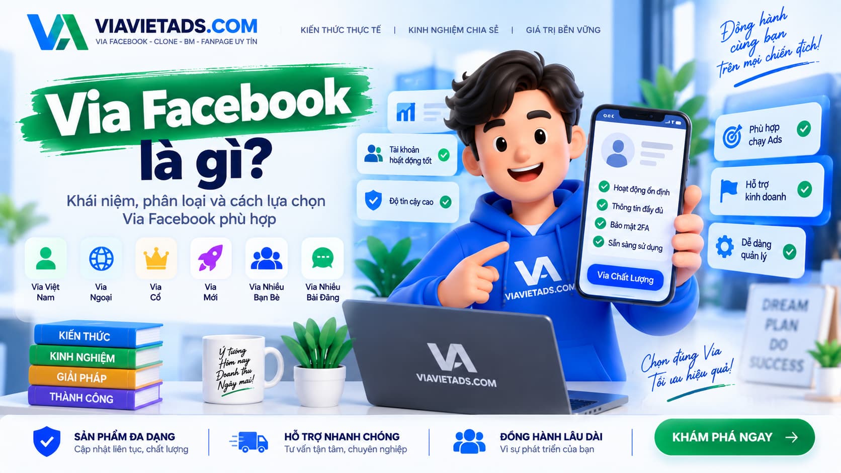 Via Facebook là gì.? Khái niệm, phân loại và cách lựa chọn Via Facebook
